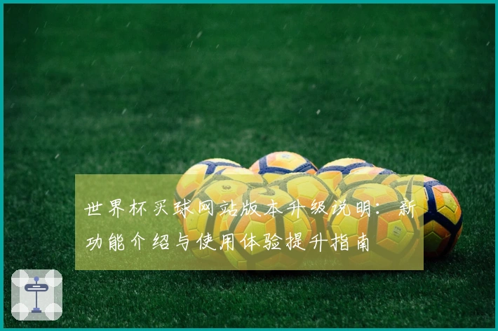 世界杯买球网站版本升级说明：新功能介绍与使用体验提升指南